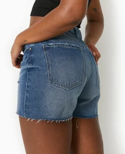 Pimkie Pimkie Positive|Short^Short En Jean Bas Coupés -