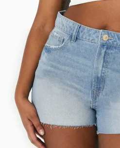 Pimkie Pimkie Positive|Short^Short En Jean Bas Coupés -