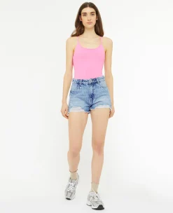 Pimkie Pimkie Positive|Short^Short En Jean Coupé Effet Destroy -