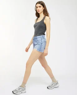 Pimkie Toute La Collection|Pimkie Positive^Short En Jean Coupé Effet Destroy -