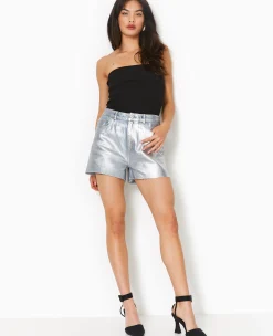 Pimkie Toute La Collection|Pimkie Positive^Short En Jean Enduit Taille Haute -