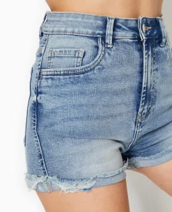 Pimkie Toute La Collection|Pimkie Positive^Short En Jean Stretch Avec Bas Coupés -