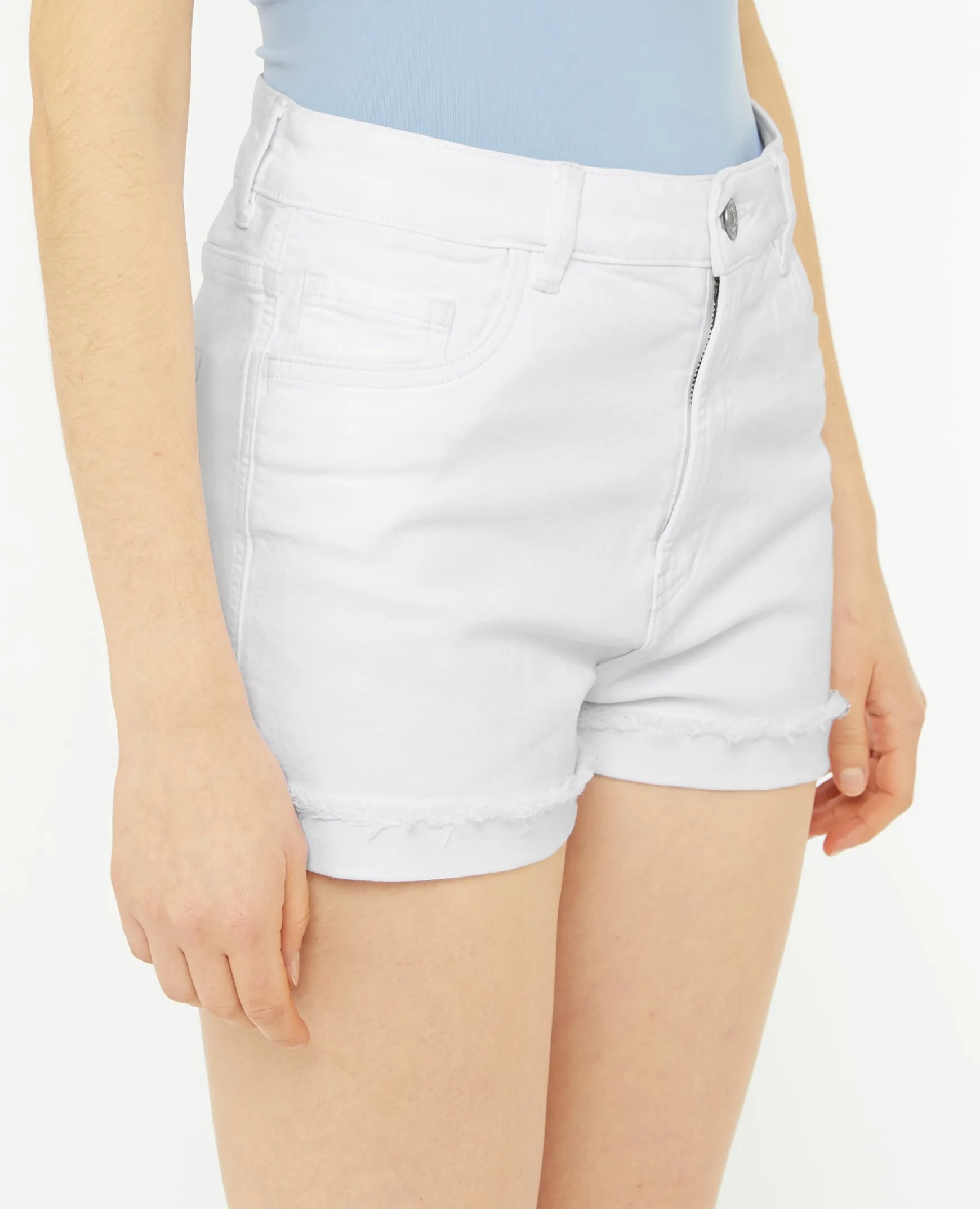 Pimkie Toute La Collection|Pimkie Positive^Short En Jean Taille Haute Avec élasthane -