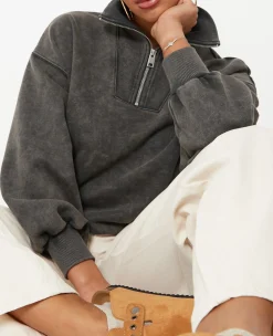Pimkie Sweat^Sweat Col Camionneur Avec Effet Délavé -