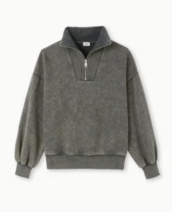 Pimkie Sweat^Sweat Col Camionneur Avec Effet Délavé -