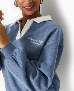 Pimkie Pimkie Positive|Sweat^Sweat Col Polo Avec Broderie -
