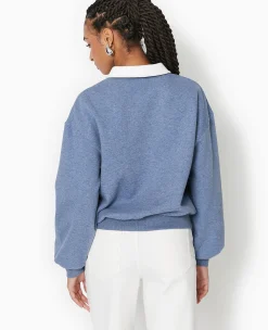 Pimkie Pimkie Positive|Sweat^Sweat Col Polo Avec Broderie -