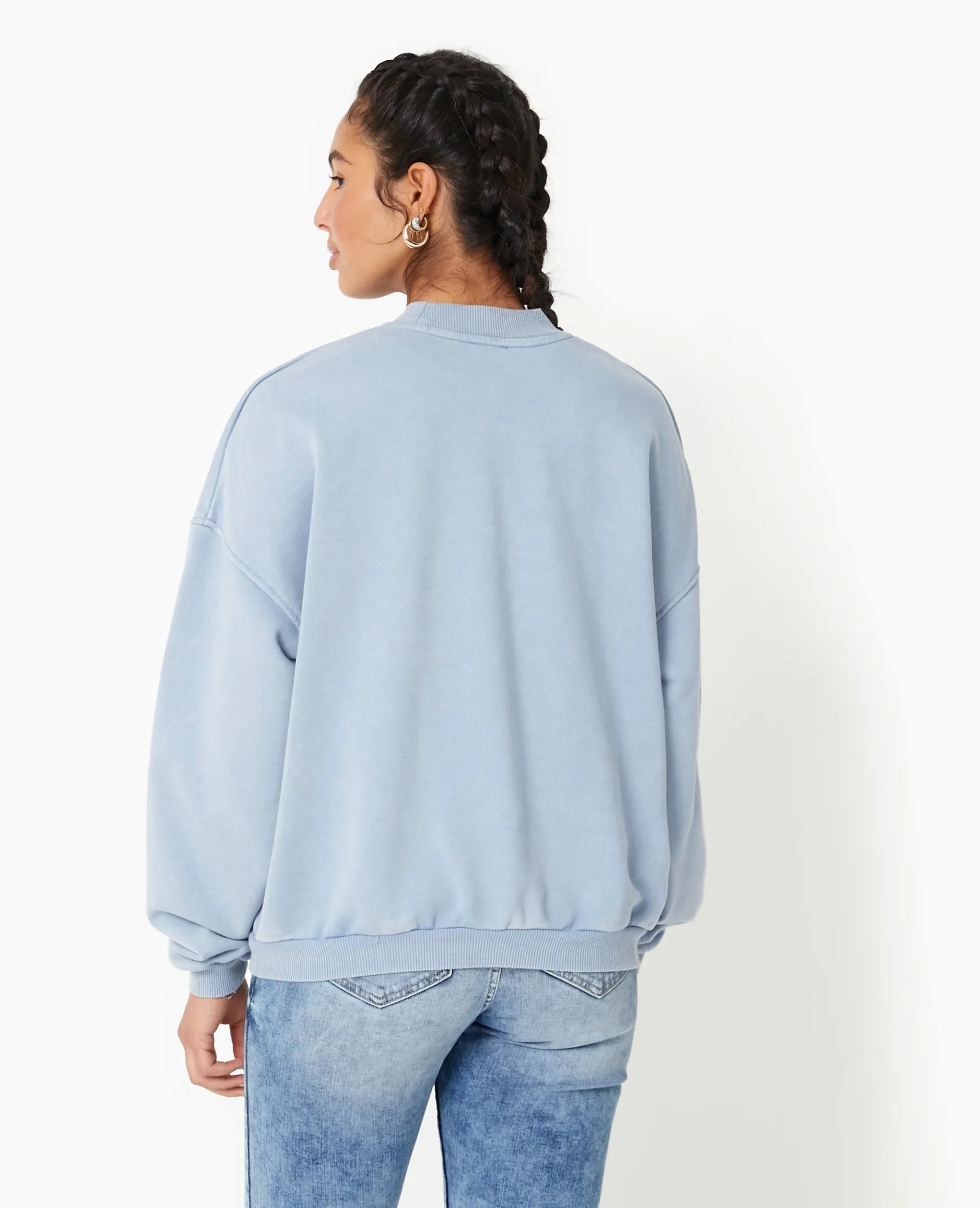 Pimkie Sweat^Sweat Col Rond Avec Effet Délavé -