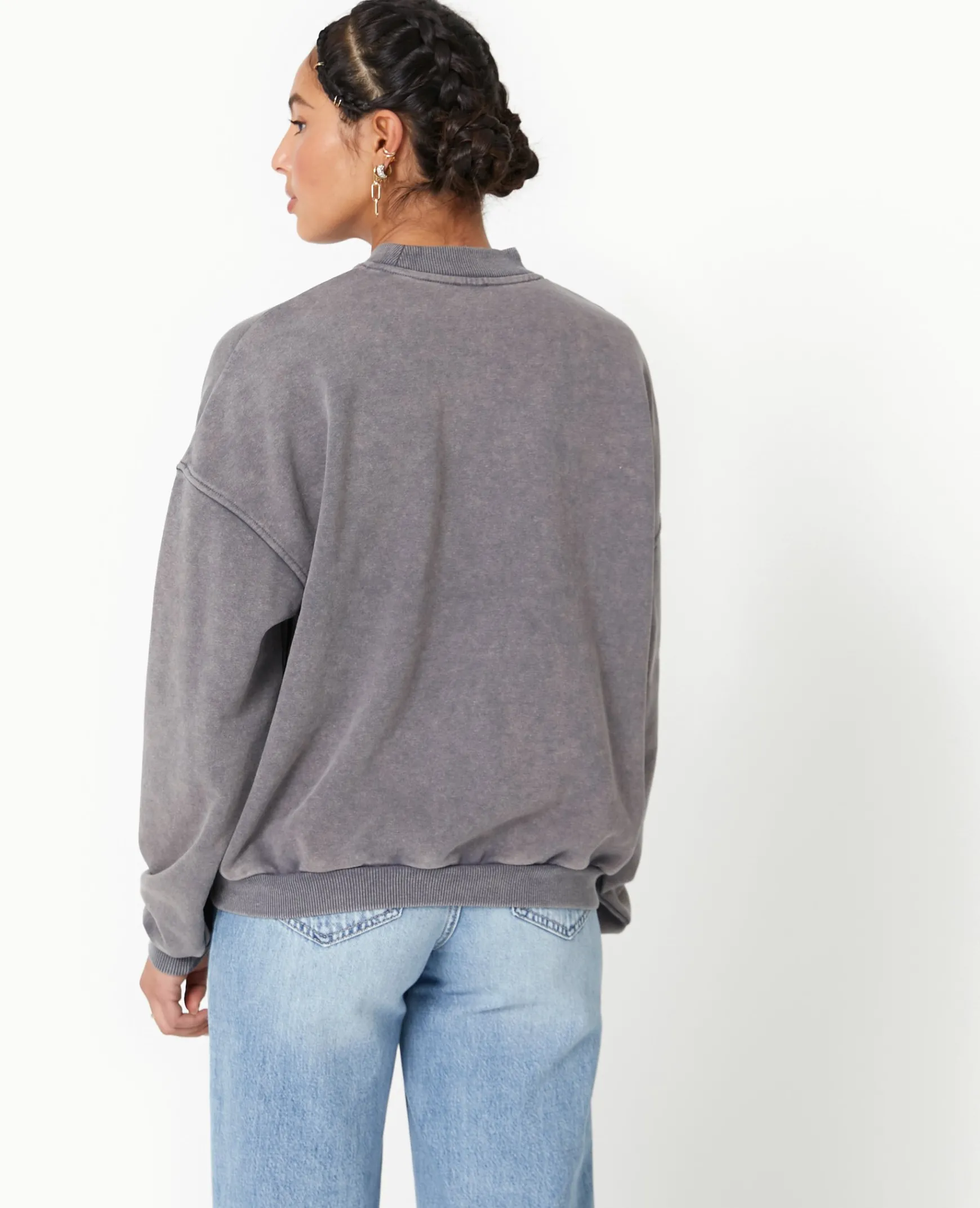 Pimkie Sweat^Sweat Col Rond Avec Effet Délavé -