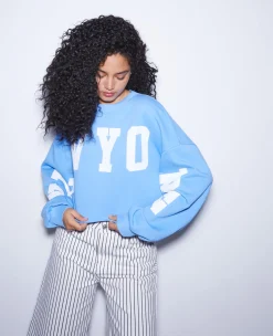 Pimkie Toute La Collection|Sweat^Sweat Cropped Base Coupée Avec NEW YORK -