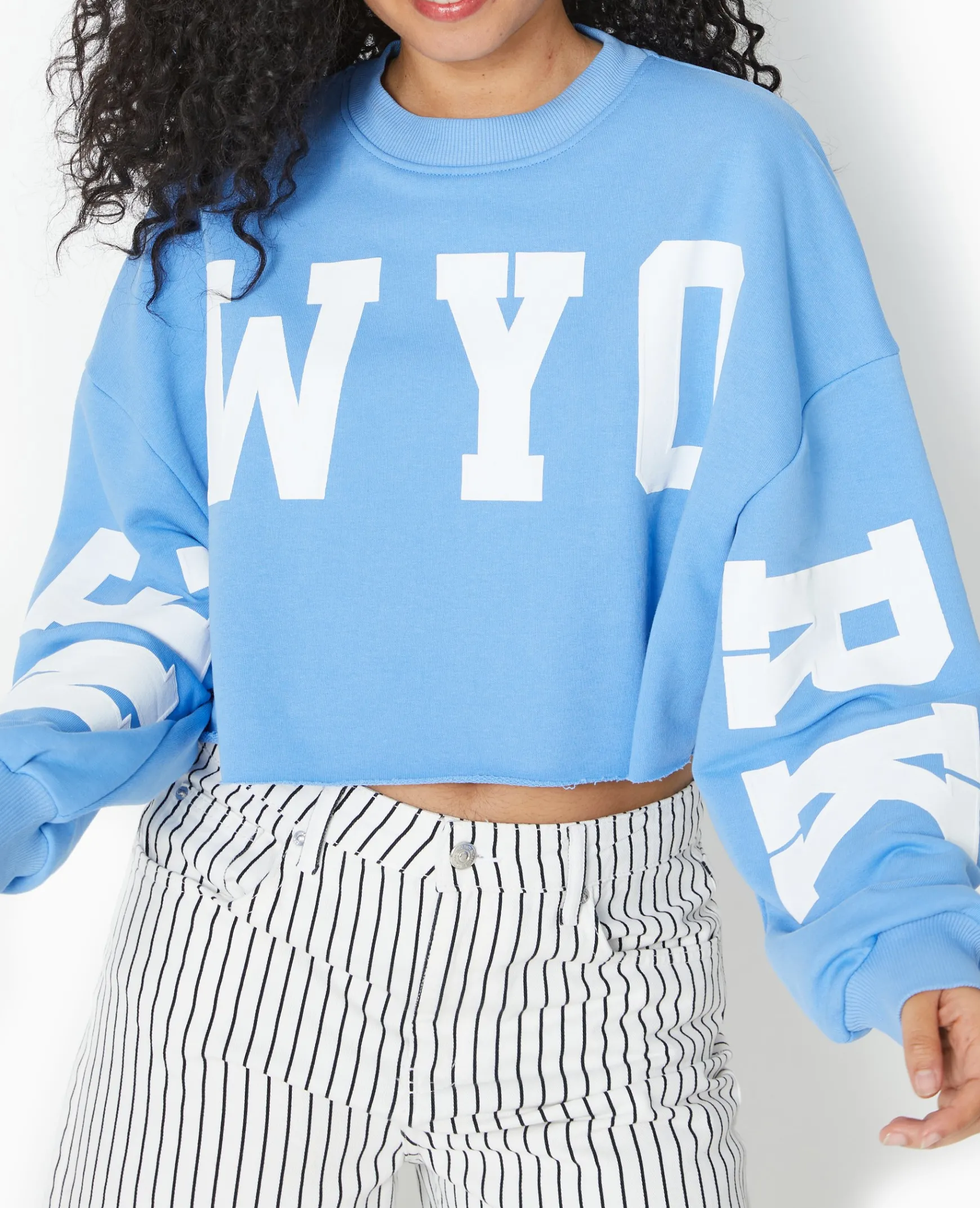 Pimkie Toute La Collection|Sweat^Sweat Cropped Base Coupée Avec NEW YORK -