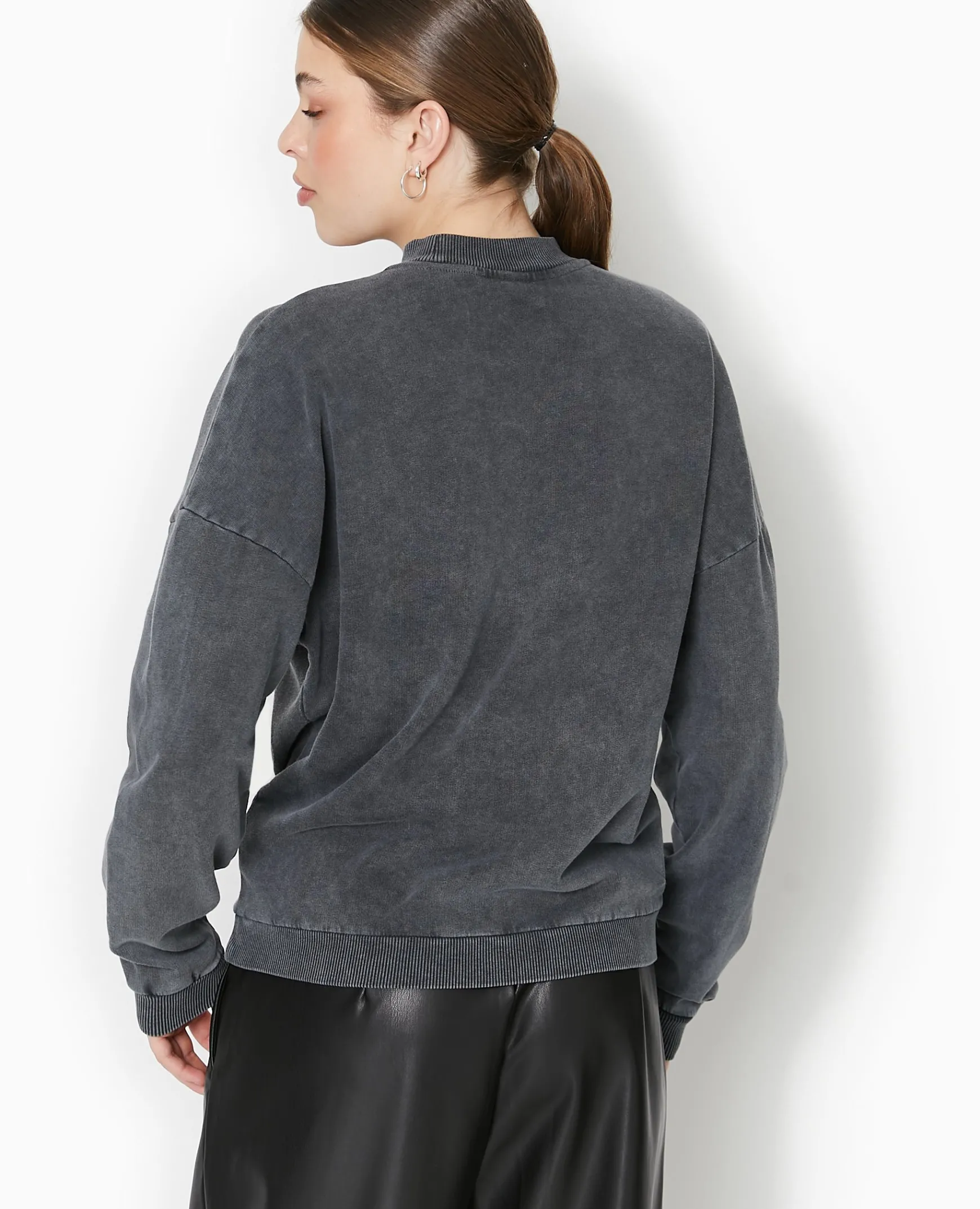 Pimkie Sweat^Sweat Effet Délavé Acid Wash BARBIE -
