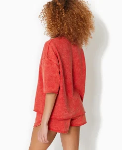Pimkie Loungewear|Ensembles^Sweat Manches Courtes Délavé Acid Wash -