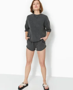 Pimkie Loungewear|Ensembles^Sweat Manches Courtes Délavé Acid Wash -