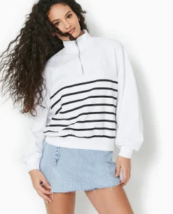 Pimkie Toute La Collection|Sweat^Sweat Zippé Avec Rayures -