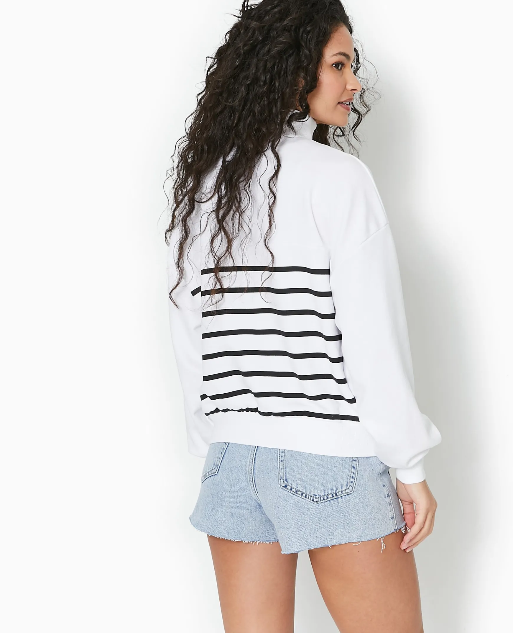 Pimkie Toute La Collection|Sweat^Sweat Zippé Avec Rayures -