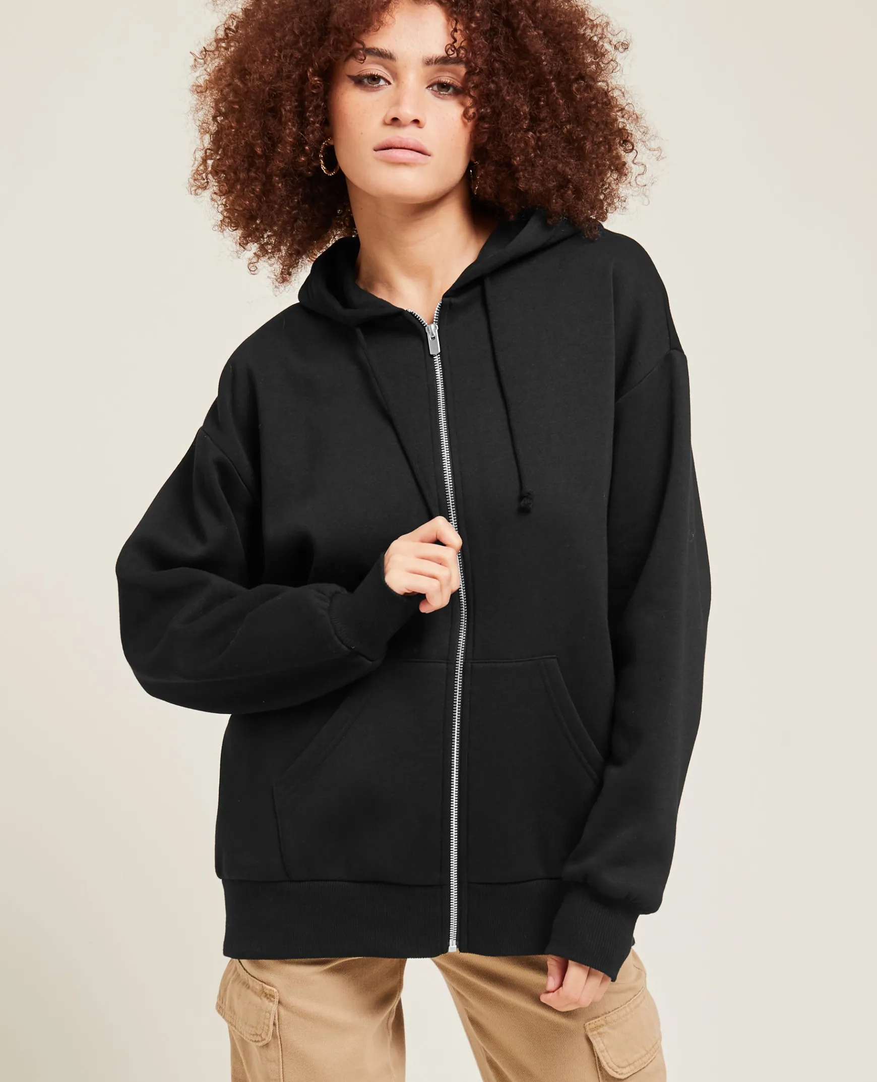 Pimkie Pimkie Positive|Loungewear^Sweat Zippé Oversize Avec Capuche -
