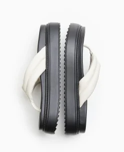 Pimkie Mules^Tongs En Simili Avec Semelles Compensées -