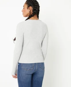 Pimkie Pull Et Gilet^Top 2 En 1 En Maille Côtelée -