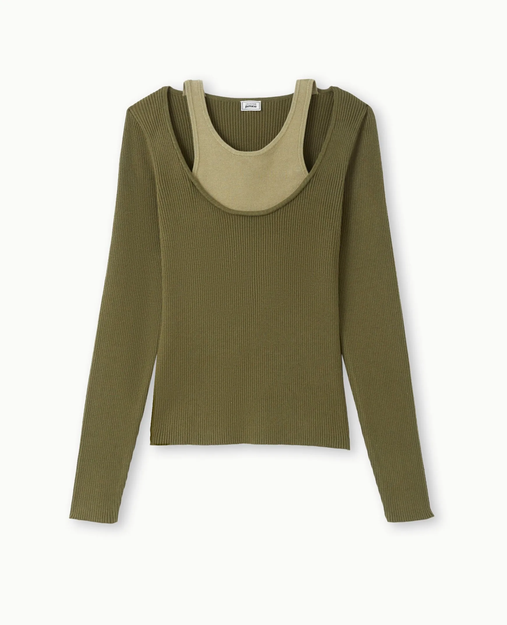Pimkie Pull Et Gilet^Top 2 En 1 En Maille Côtelée -