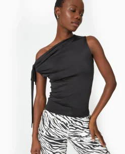 Pimkie Toute La Collection|T-Shirt Et Top^Top Asymétrique Avec Nœud épaule -
