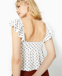 Pimkie Toute La Collection|T-Shirt Et Top^Top Avec Volants Et Nouettes Motif Cerises -