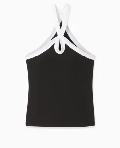 Pimkie T-Shirt Et Top^Top Bicolore Avec Bretelles Croisées -