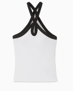 Pimkie Toute La Collection|T-Shirt Et Top^Top Bicolore Avec Bretelles Croisées -
