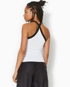 Pimkie Toute La Collection|T-Shirt Et Top^Top Bicolore Avec Bretelles Croisées -
