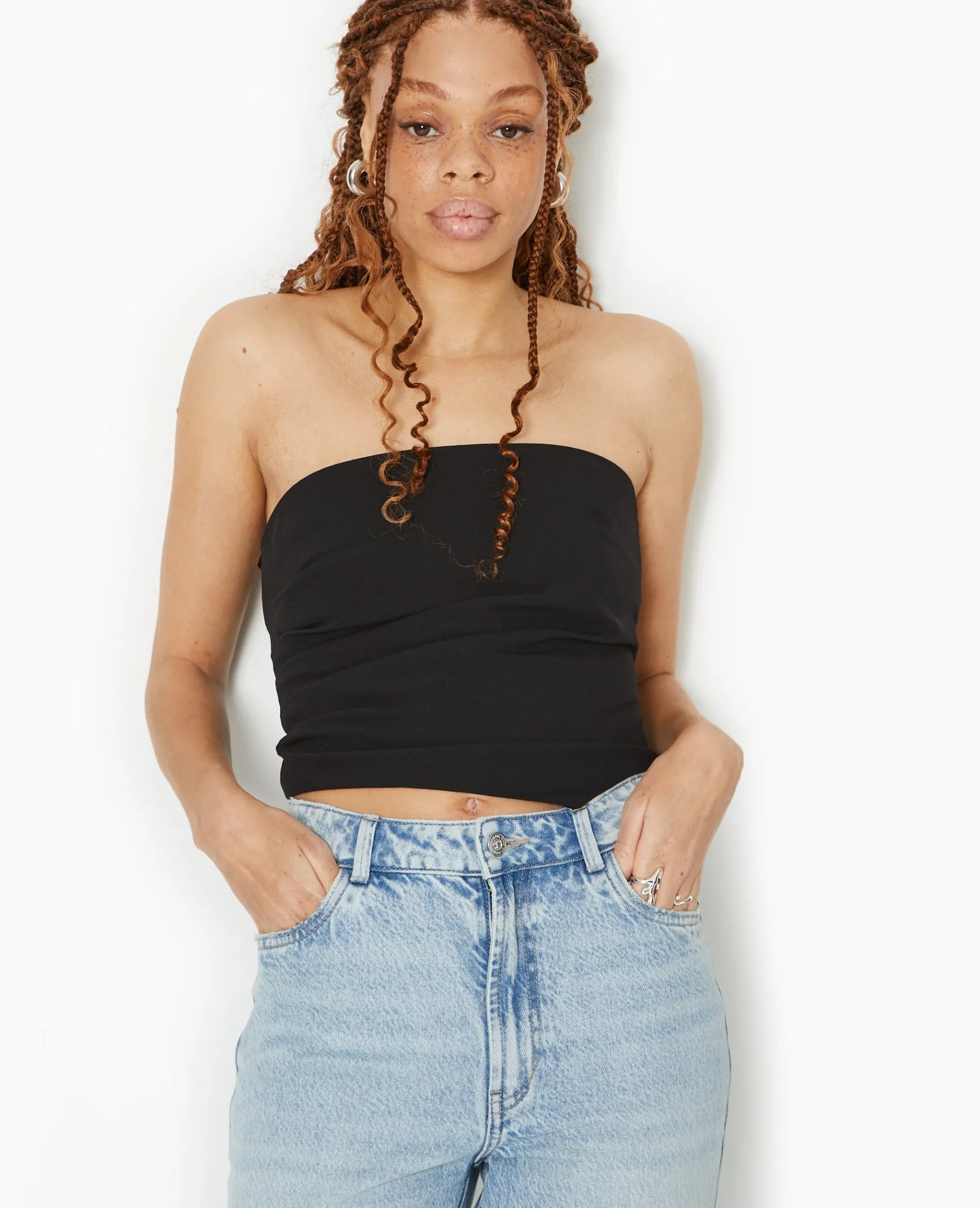 Pimkie Toute La Collection|T-Shirt Et Top^Top Bustier Asymétrique Avec Pinces -