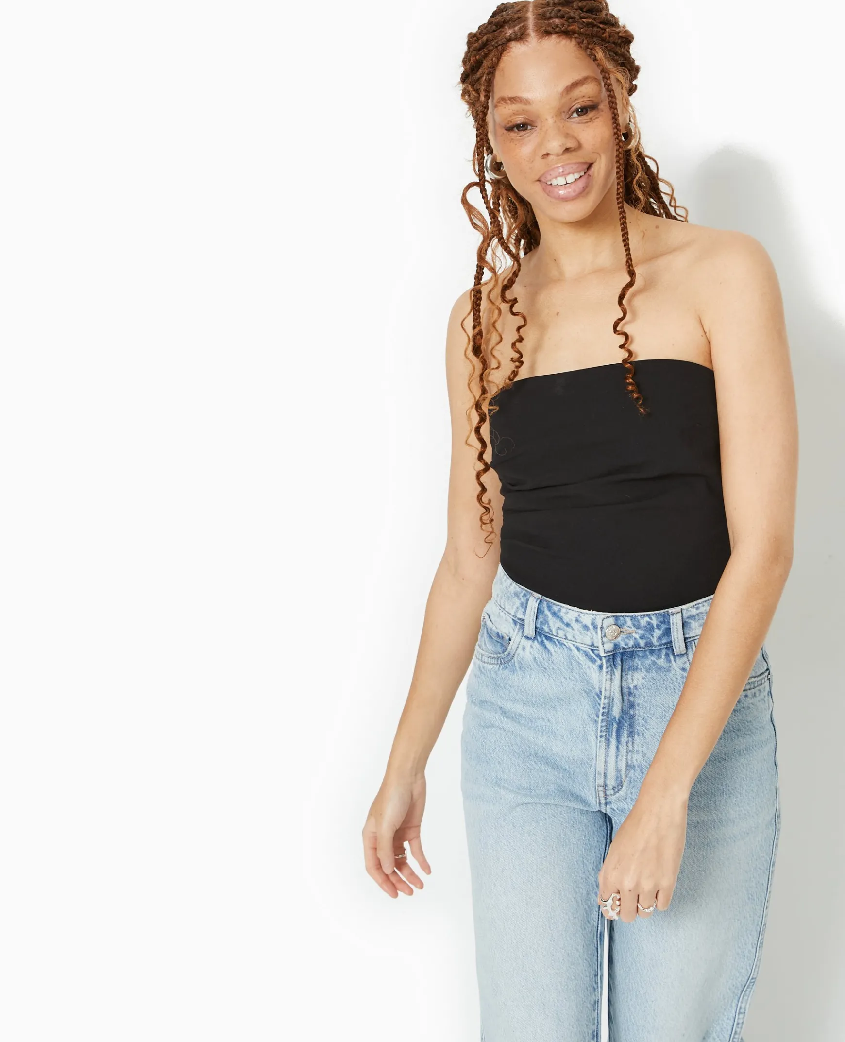 Pimkie Toute La Collection|T-Shirt Et Top^Top Bustier Asymétrique Avec Pinces -