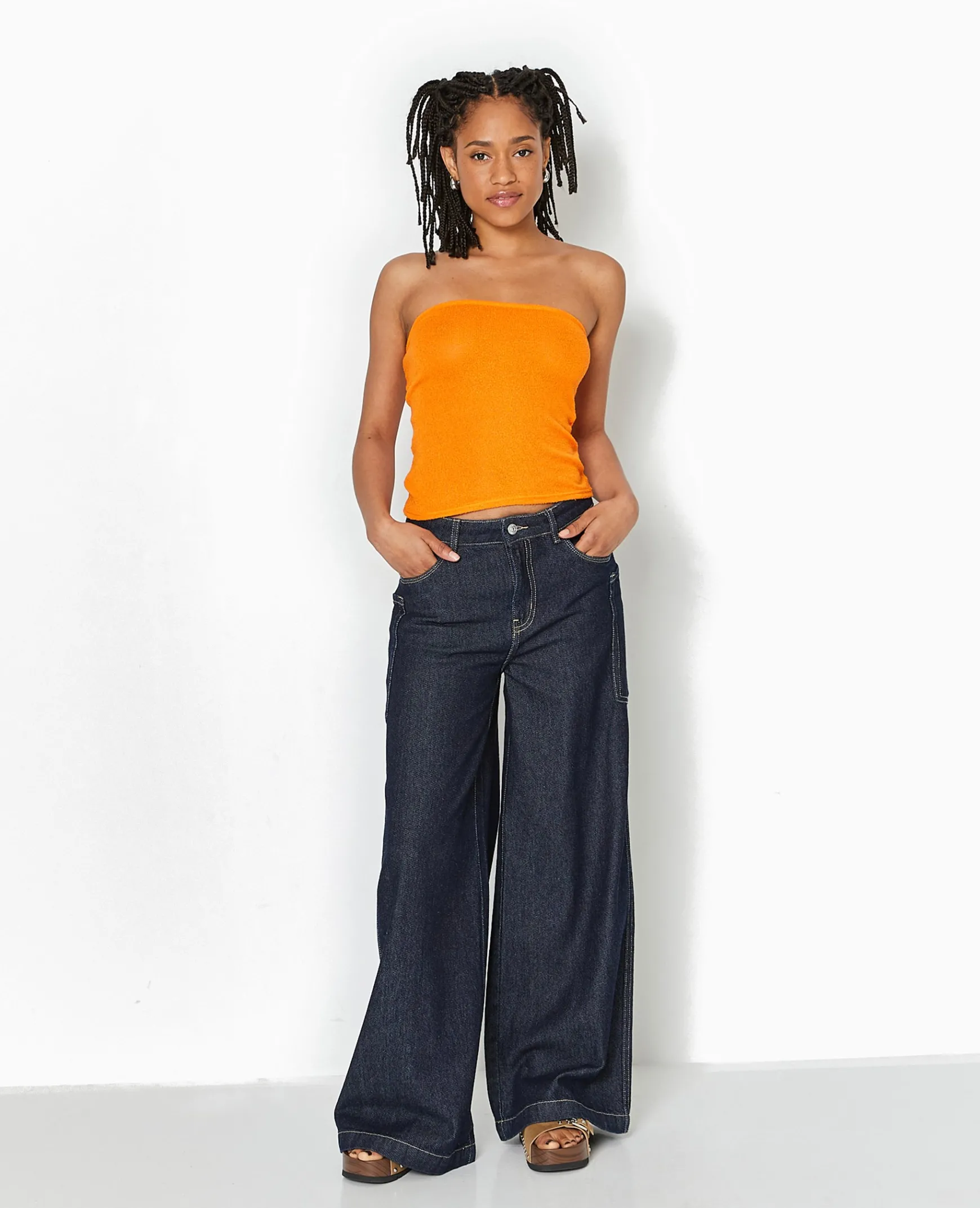 Pimkie Toute La Collection|T-Shirt Et Top^Top Bustier Bandeau En Maille -