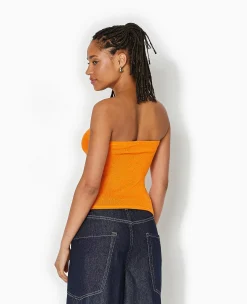 Pimkie Toute La Collection|T-Shirt Et Top^Top Bustier Bandeau En Maille -