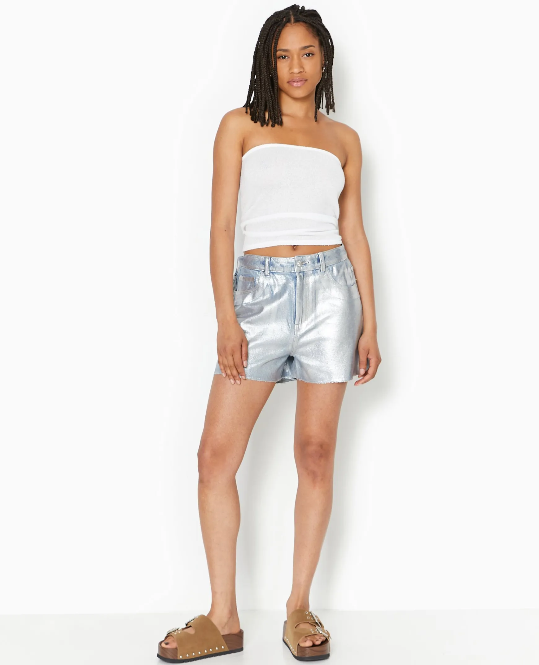 Pimkie Toute La Collection|T-Shirt Et Top^Top Bustier Bandeau En Maille -