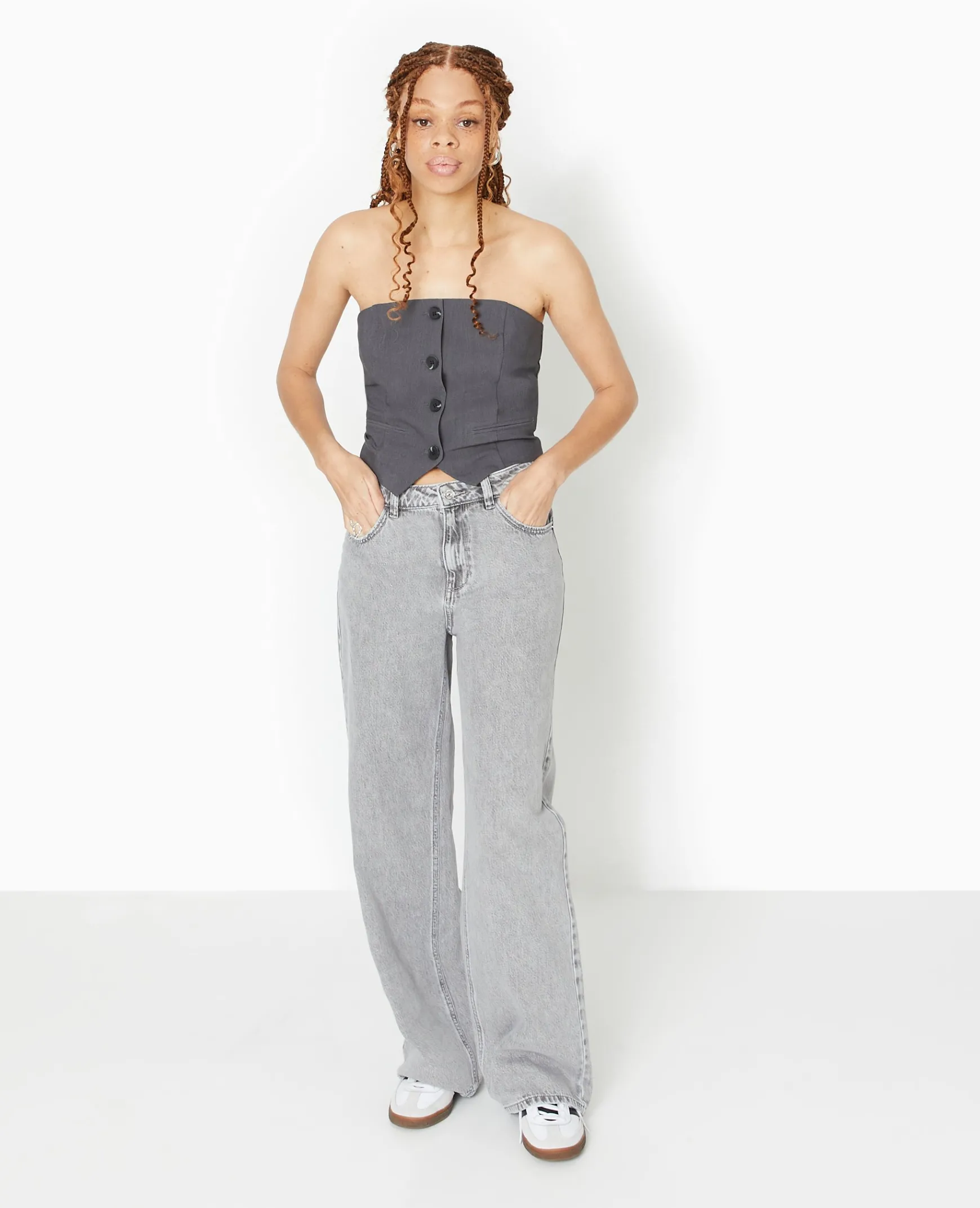 Pimkie Toute La Collection|T-Shirt Et Top^Top Bustier Boutonné -
