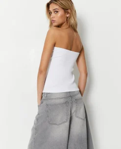 Pimkie T-Shirt Et Top^Top Bustier En Maille Côtelée -