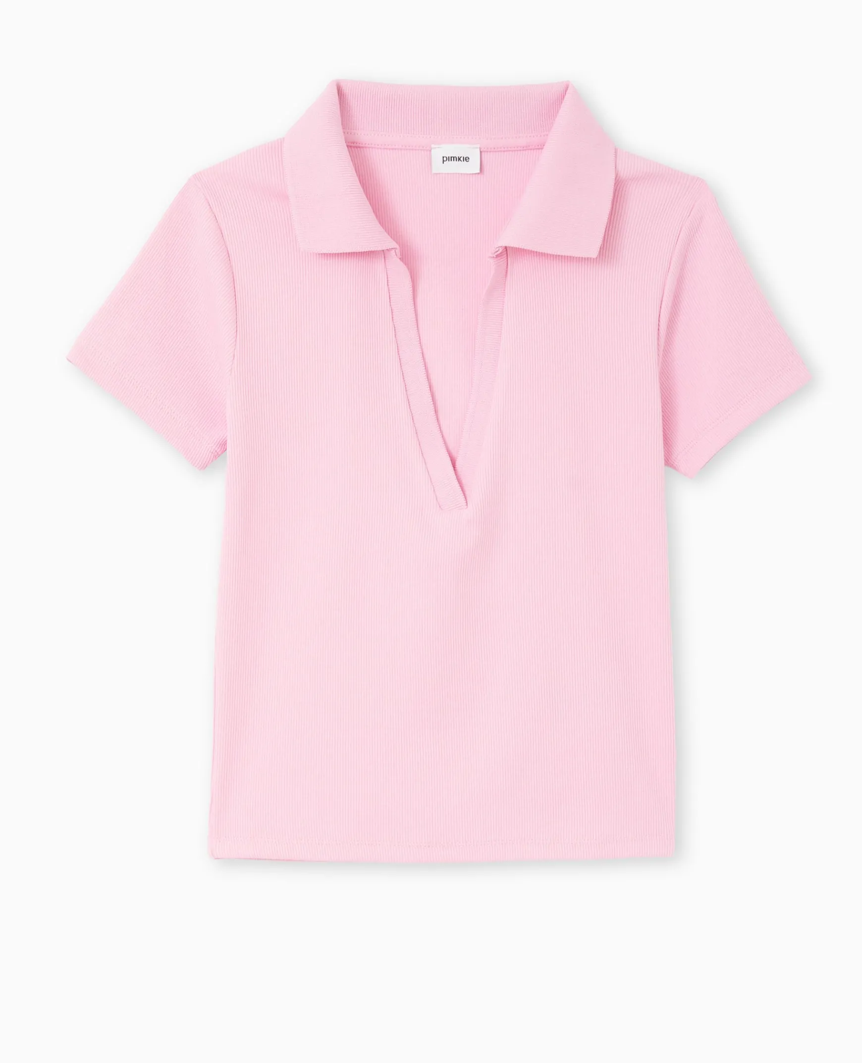 Pimkie T-Shirt Et Top^Top Col Polo En Maille Côtelée -