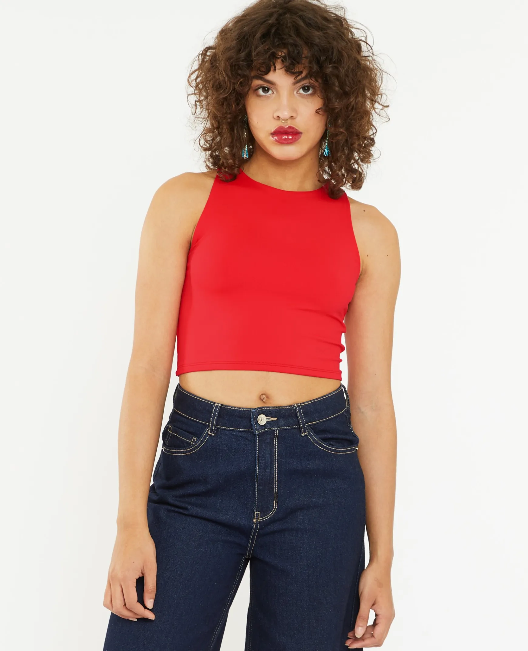 Pimkie Toute La Collection|T-Shirt Et Top^Top Court Avec Cut Out Et Laçage Dos -