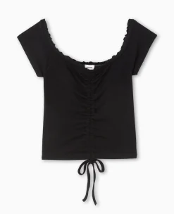 Pimkie T-Shirt Et Top^Top Court Avec Liens Coulissés -