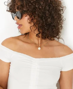 Pimkie Toute La Collection|T-Shirt Et Top^Top Court Avec Liens Coulissés -
