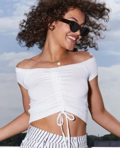Pimkie Toute La Collection|T-Shirt Et Top^Top Court Avec Liens Coulissés -