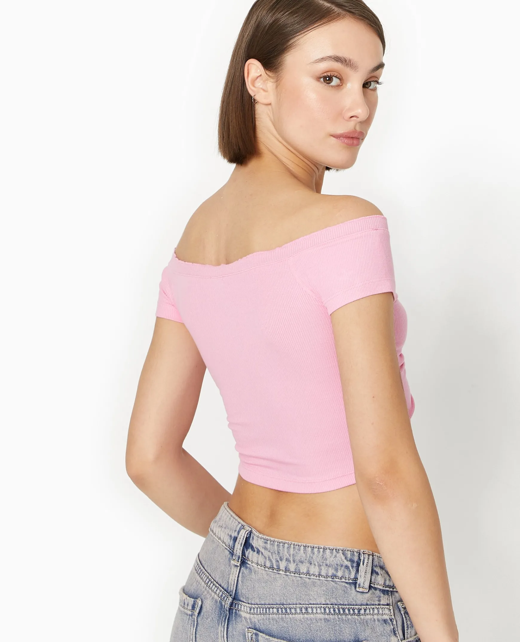 Pimkie Toute La Collection|T-Shirt Et Top^Top Court Avec Liens Coulissés -