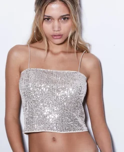 Pimkie Toute La Collection|T-Shirt Et Top^Top Court Avec Sequins -