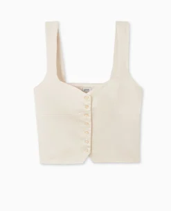 Pimkie Chemise Et Blouse|T-Shirt Et Top^Top Court Boutonné -