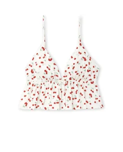 Pimkie Toute La Collection|Chemise Et Blouse^Top Court Dos Dégagé Motif Cerises -