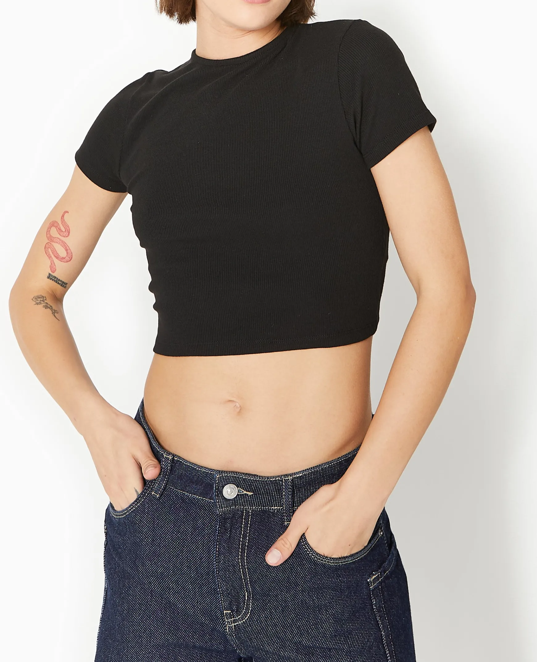 Pimkie T-Shirt Et Top^Top Court Dos Ouvert Avec Liens Coulissés -