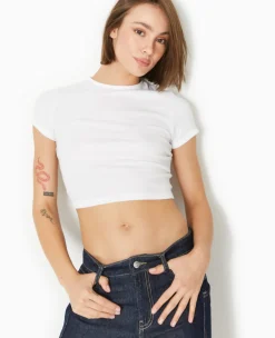 Pimkie T-Shirt Et Top^Top Court Dos Ouvert Avec Liens Coulissés -