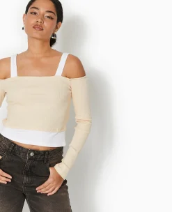 Pimkie T-Shirt Et Top^Top Court Effet 2 En 1 -