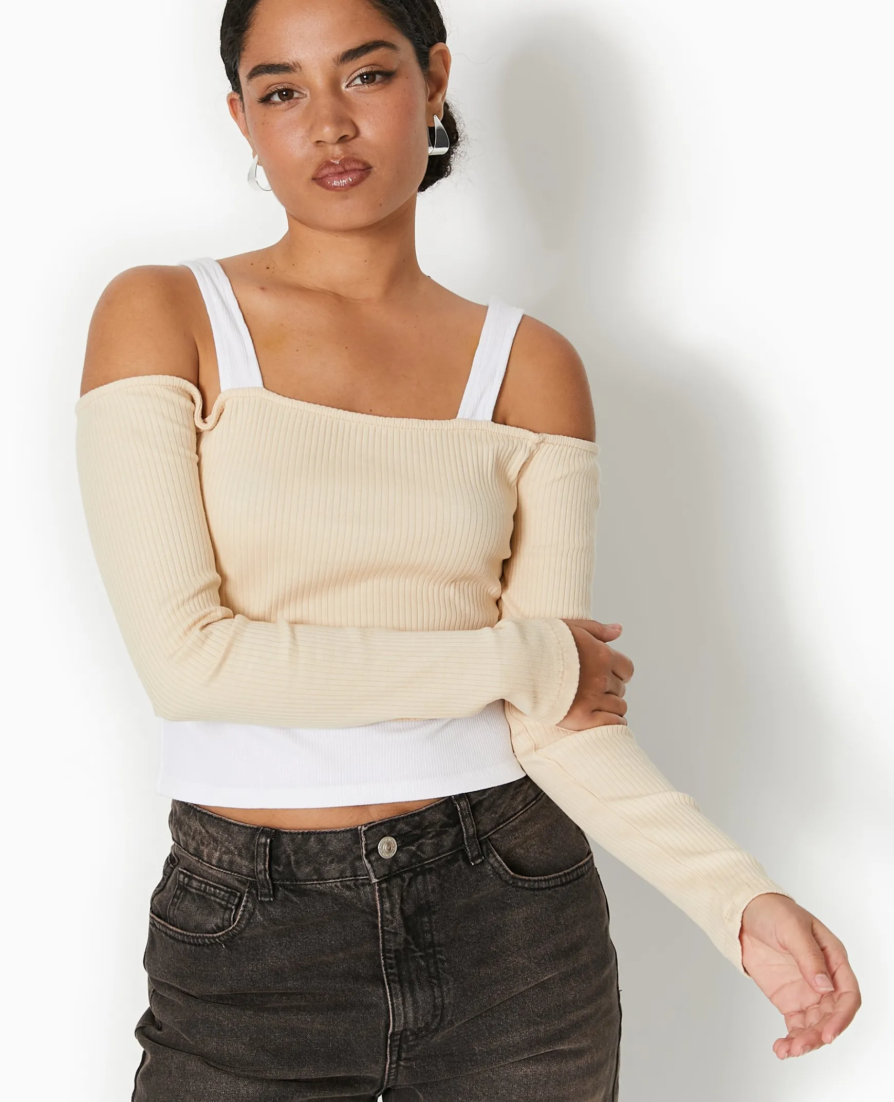 Pimkie T-Shirt Et Top^Top Court Effet 2 En 1 -