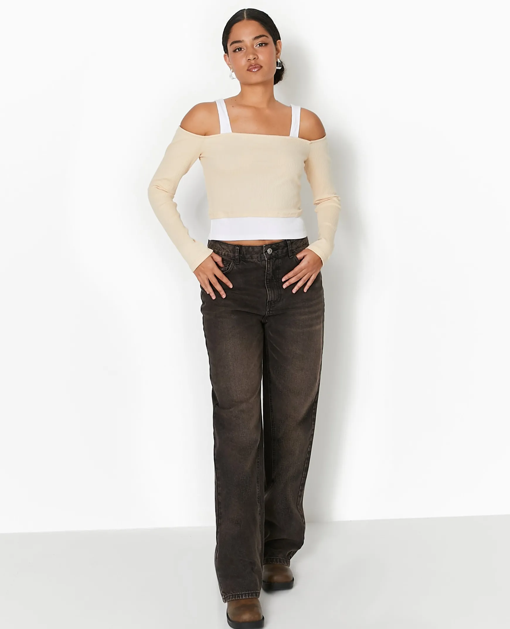 Pimkie T-Shirt Et Top^Top Court Effet 2 En 1 -